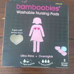 Bamboobies washable nursing pads, NEW